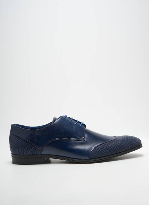 Derby-uri țesătură satinată toc mic albastru ARTON SHOES homme