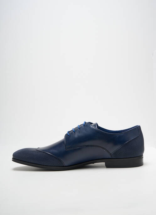Derby-uri țesătură satinată toc mic albastru ARTON SHOES homme