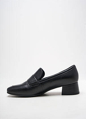 Mocasini țesătură satinată toc de 4 la 6 cm negru GABOR femeie