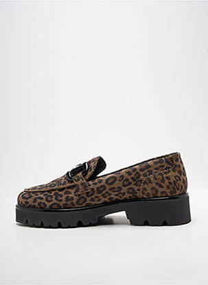 Mocasini vârf rotund toc de 4 la 6 cm maro JB MARTIN femeie