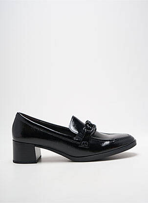 Mocasini efect șifonat toc de 4 la 6 cm negru GABOR femeie