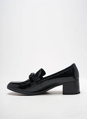 Mocasini efect șifonat toc de 4 la 6 cm negru GABOR femeie
