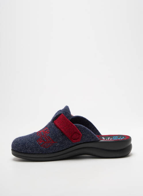 Mulete/saboți toc plat până la 3 cm roșu FLY FLOT femme