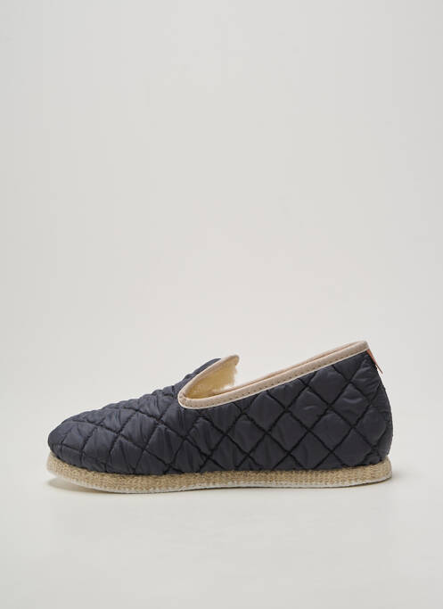 Papuci/pantofi de casă vârf rotund toc plat până la 3 cm gri CHAUSSE MOUTON femme