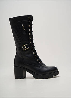 Cizme toc pătrat toc de 7 la 9 cm negru NERO GIARDINI femme