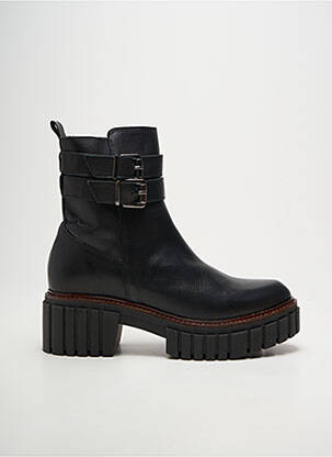 Botine/ghete toc mic toc de 4 la 6 cm negru REQINS femeie