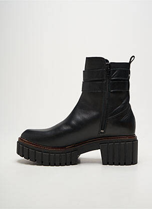 Botine/ghete toc mic toc de 4 la 6 cm negru REQINS femeie