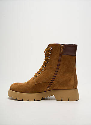 Botine/ghete toc mic toc de 4 la 6 cm maro HOGL femeie
