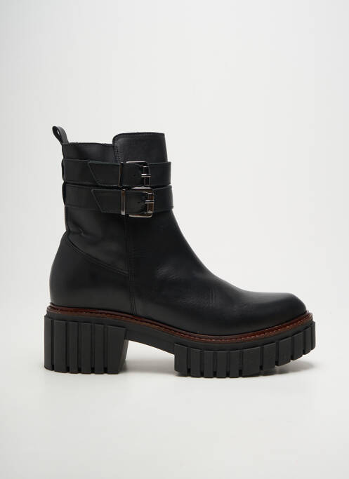 Botine/ghete toc mic toc de 4 la 6 cm negru REQINS femme