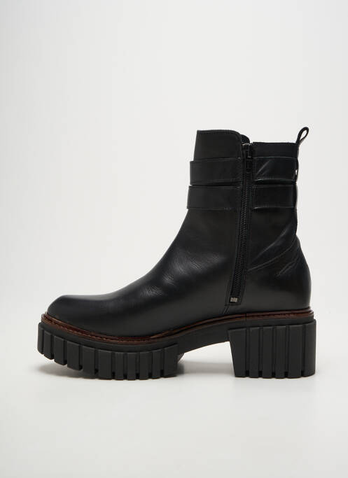 Botine/ghete toc mic toc de 4 la 6 cm negru REQINS femme