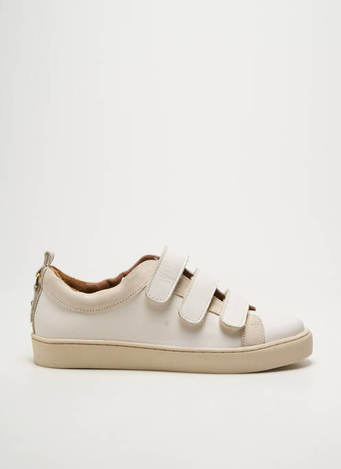 Adidași vârf rotund toc plat până la 3 cm bej MAISON TOUFET femme