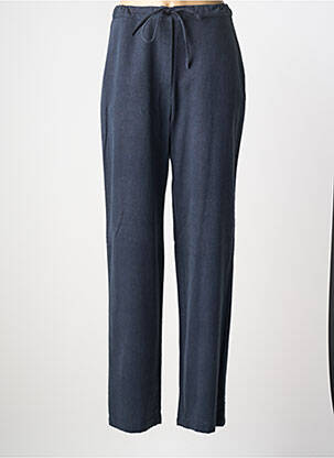 Pantalon drept țesătură poplin mărime normală albastru ARMOR LUX femme