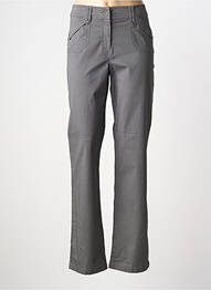 Pantalon drept țesătură poplin mărime normală gri ARMOR LUX femme
