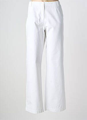 Pantalon chino țesătură poplin mărime normală bej ARMOR LUX femeie