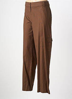 Pantalon cargo croială dreaptă mărime normală maro ARMOR LUX femme