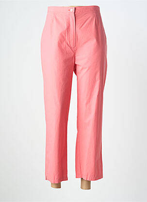 Pantalon 7/8 țesătură poplin mărime normală roz ARMOR LUX femeie