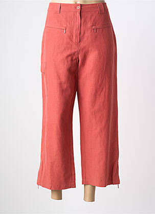 Pantalon 7/8 țesătură poplin mărime normală roșu KATMAI femeie
