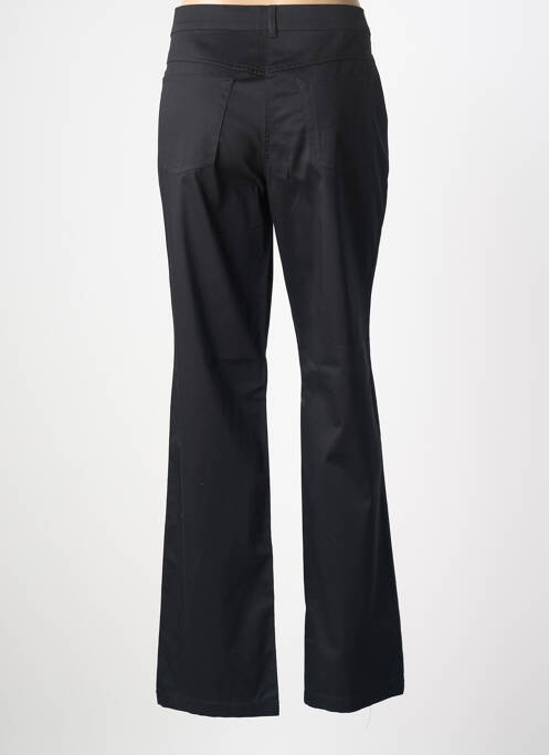 Pantalon drept țesătură poplin mărime normală negru PAUL BRIAL femme