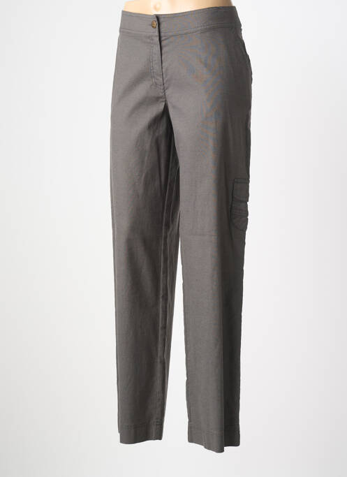 Pantalon cargo croială dreaptă mărime normală gri ARMOR LUX femme