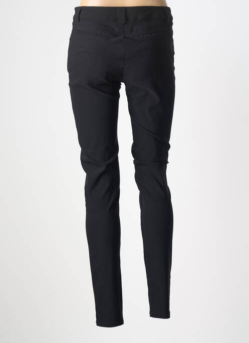 Pantalon slim țesătură poplin mărime normală negru SOLOLA femme