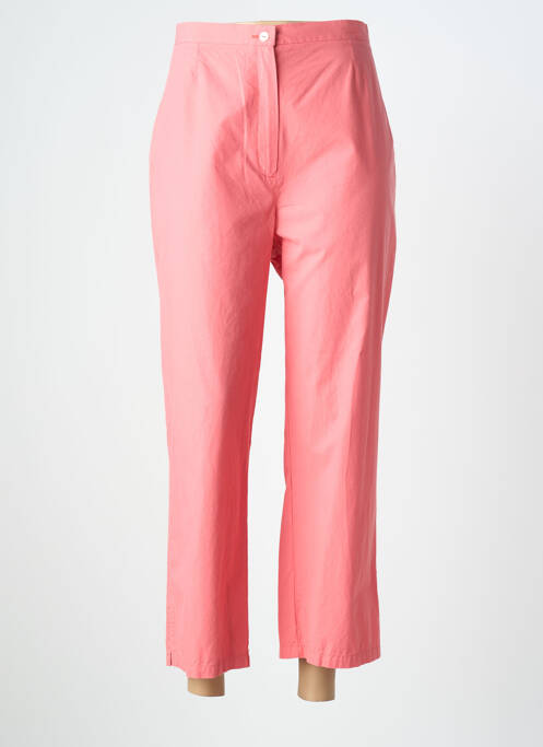 Pantalon 7/8 țesătură poplin mărime normală roz ARMOR LUX femme