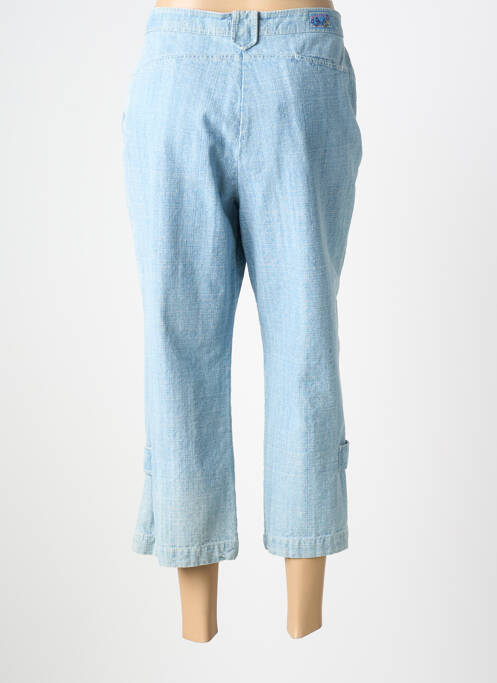 Pantalon trei sferturi croială dreaptă mărime normală albastru CARNET DE BORD femme