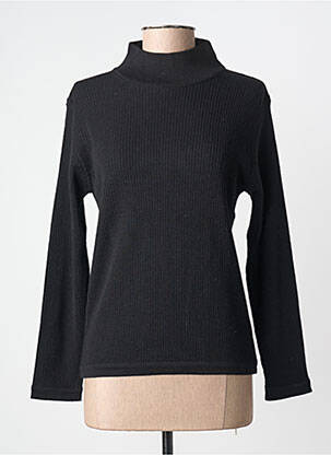 Pulover croială cambrată mâneci lungi negru CLAUDE DE SAIVRE femme