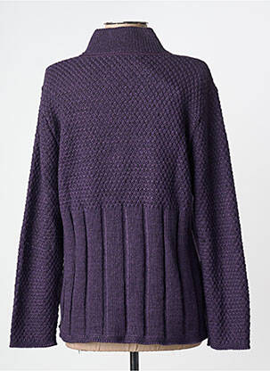Pulover croială dreaptă mâneci lungi violet RODAM femeie