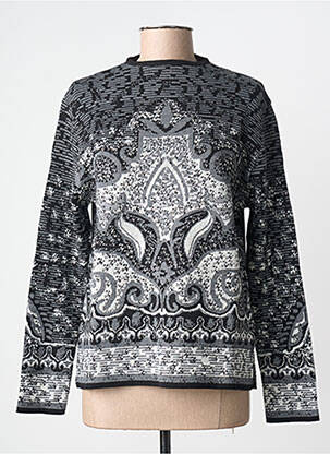 Pulover guler rotund mâneci lungi negru EDWIGE femme