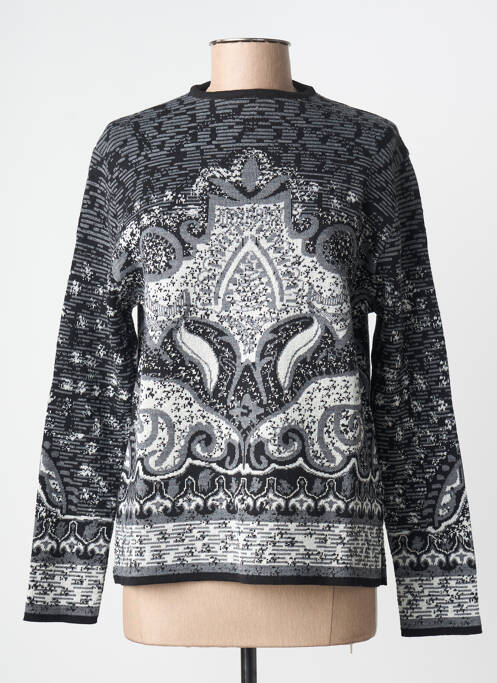 Pulover guler rotund mâneci lungi negru EDWIGE femme