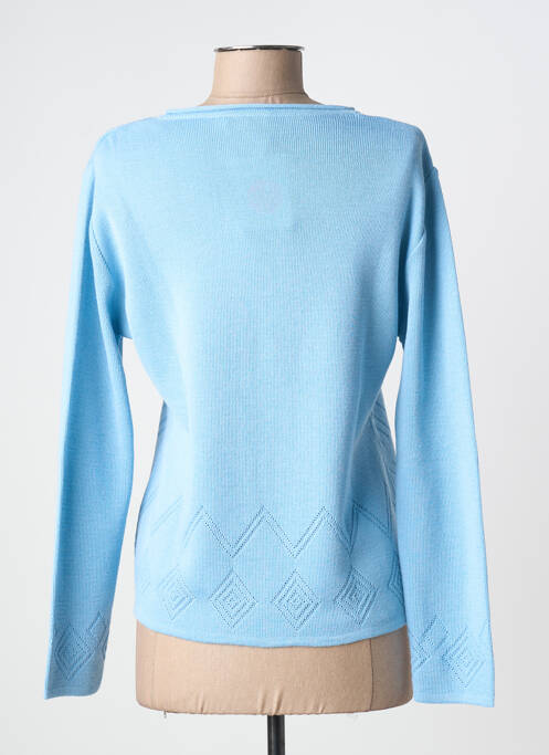 Pulover croială cambrată mâneci lungi albastru EDWIGE femme