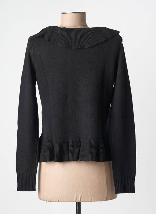 Vestă cu mâneci lungi croială cambrată negru KATMAI femme