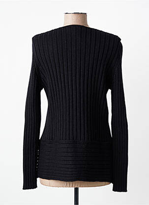 Vestă cu mâneci lungi elasticitate negru FINETTE femeie