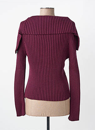 Vestă cu mâneci lungi elasticitate violet FINETTE femeie
