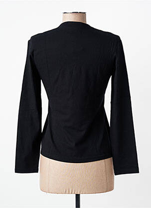 Top elasticitate mâneci lungi negru ENTRACTE femeie