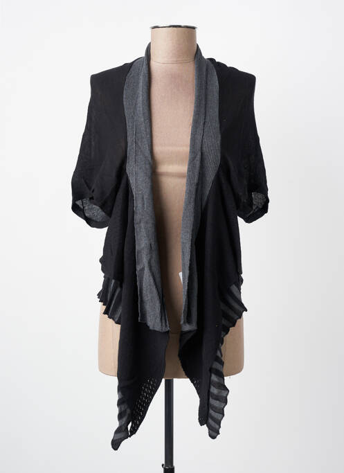Vestă cu mâneci lungi mâneci 3/4 negru YERSE femme