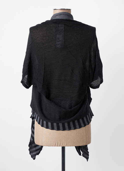 Vestă cu mâneci lungi mâneci 3/4 negru YERSE femme