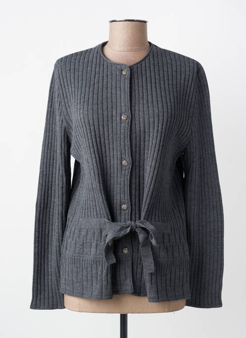 Vestă cu mâneci lungi elasticitate gri RODAM femme
