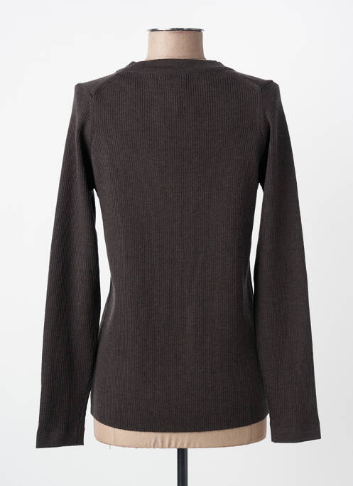 Vestă cu mâneci lungi elasticitate gri ARMOR LUX femme