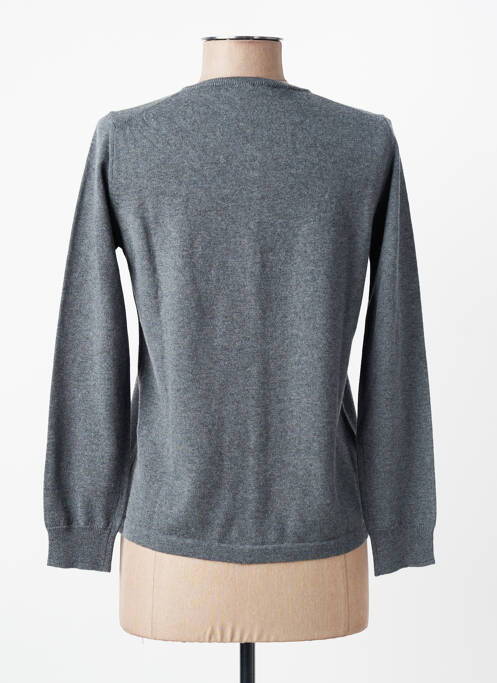 Vestă cu mâneci lungi elasticitate gri MAURICE ABOT femme