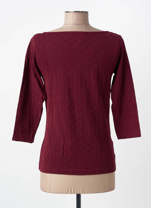 Top țesătură jersey mâneci lungi roșu ENTRACTE femme