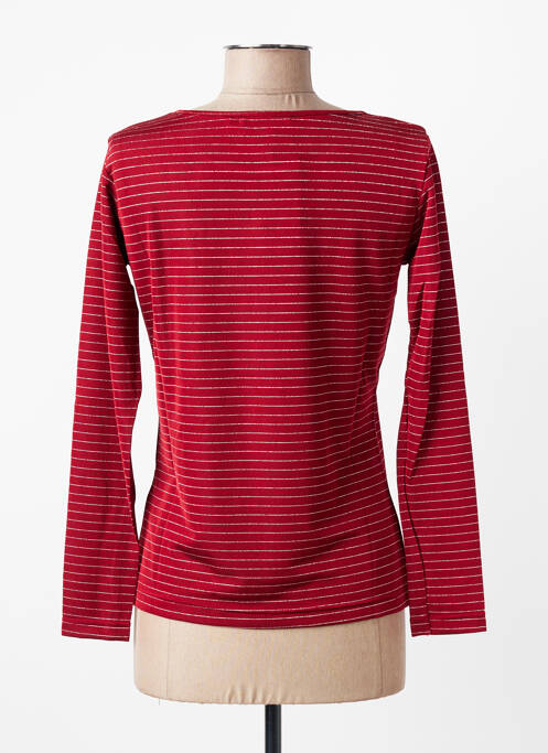 Top elasticitate mâneci lungi roșu ENTRACTE femme