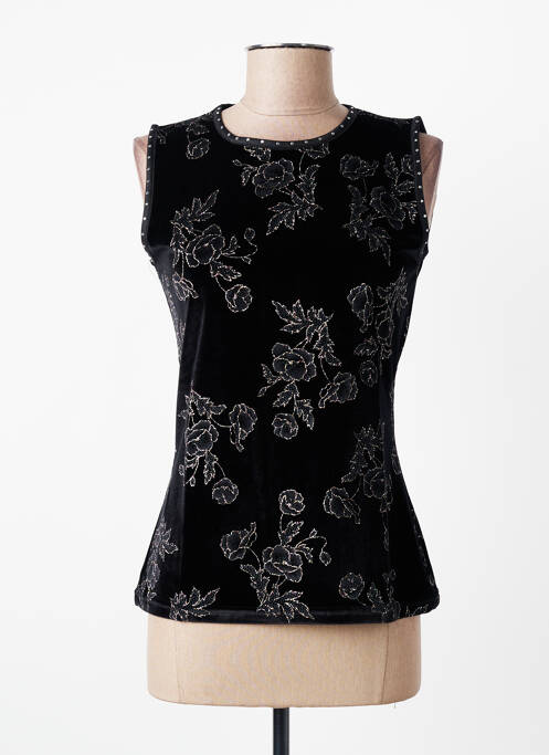 Top elasticitate fără mâneci negru ENTRACTE femme