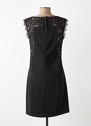 Rochie midi fără mâneci fără mâneci negru ANGE femeie