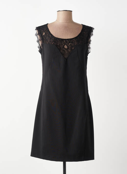 Rochie midi fără mâneci fără mâneci negru ANGE femme