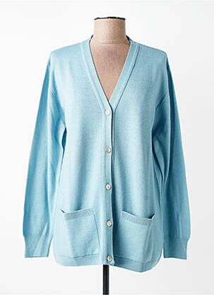 Vestă cu mâneci lungi elasticitate albastru MONTAGUT femme