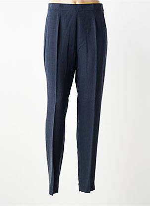 Pantalon slim țesătură poplin mărime normală albastru BIESSE femme