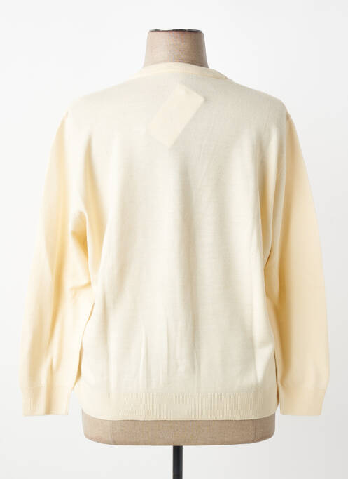 Vestă cu mâneci lungi elasticitate bej MONTAGUT femme