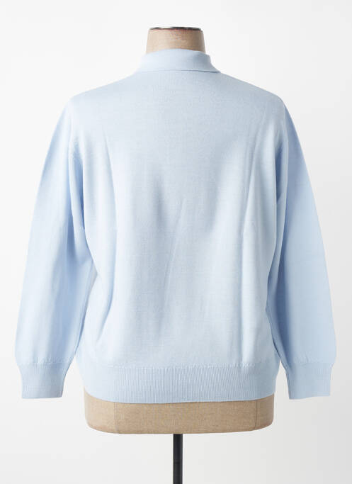 Polo mâneci lungi mâneci lungi albastru MONTAGUT femme