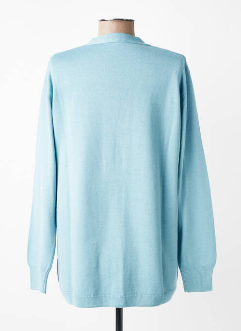 Vestă cu mâneci lungi elasticitate albastru MONTAGUT femme